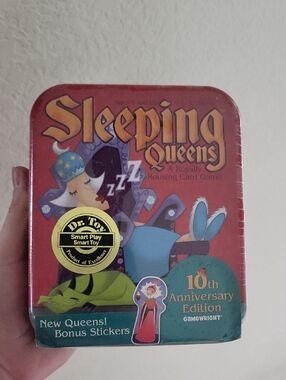Sleeping Queens 10th Anniversary Tin Family Card Game (2015) by Gamewright NEW!